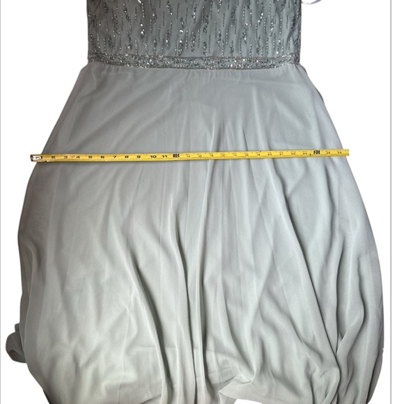 J Kara Beaded Two Elegant pieces Jacket Mint Green Maxi Dress Women’s Sz 18 - Picture 15 of 16